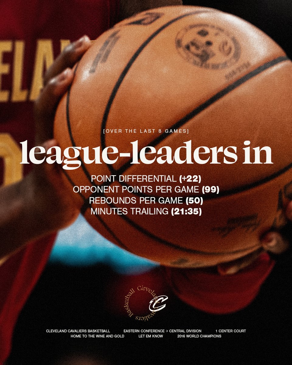 Here's some numbers Cavs Admin would like to share with you all. 😏 #LetEmKnow