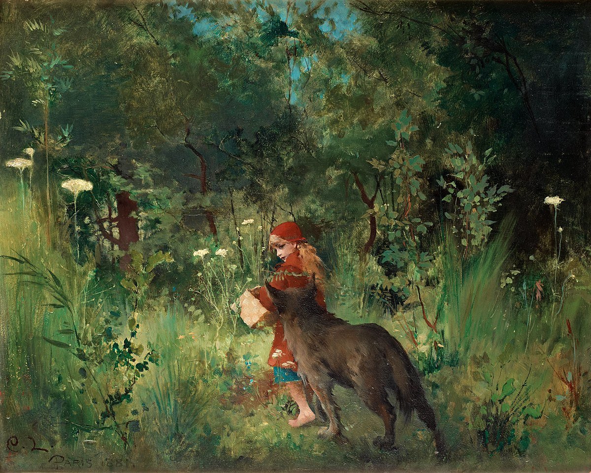 #Art #Illustration #CarlLarsson 'Little Red Riding Hood'