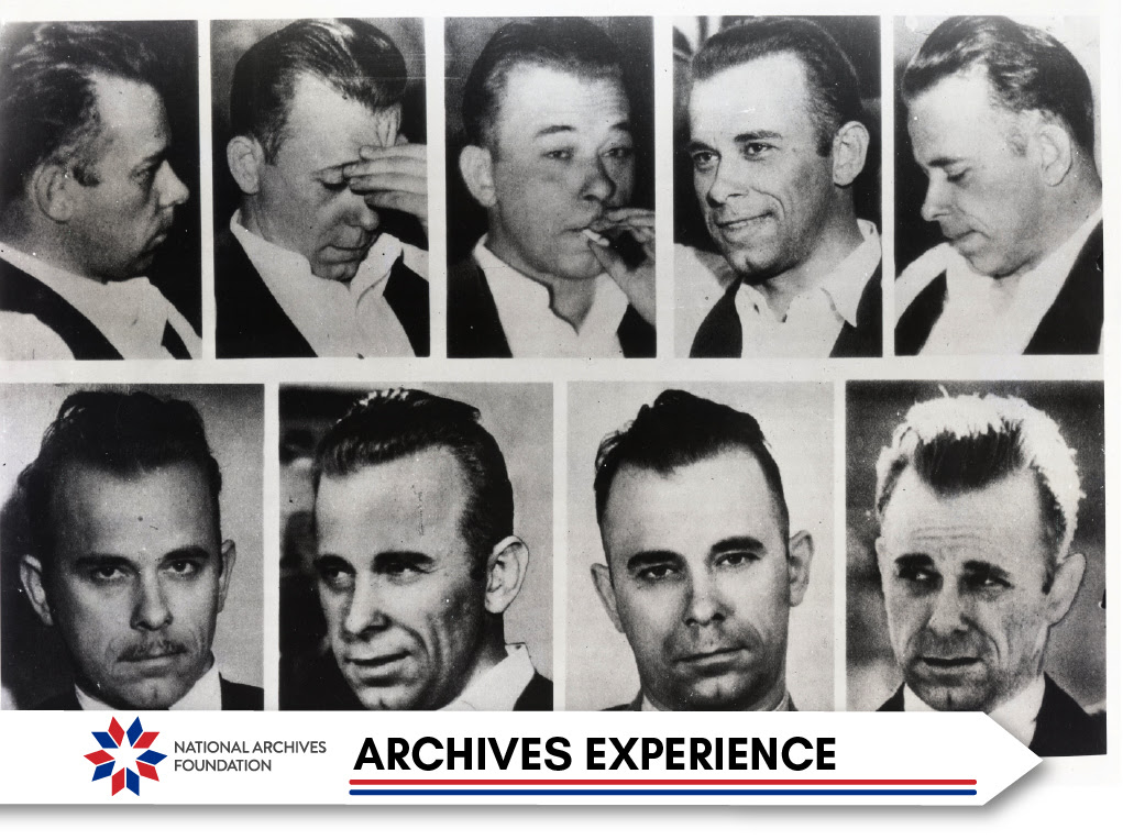 Nothing good starts in a Getaway Car. Take a look at these criminal 'records' from America's most notorious robbers in this week's newsletter: archivesfoundation.org/newsletter/cat…