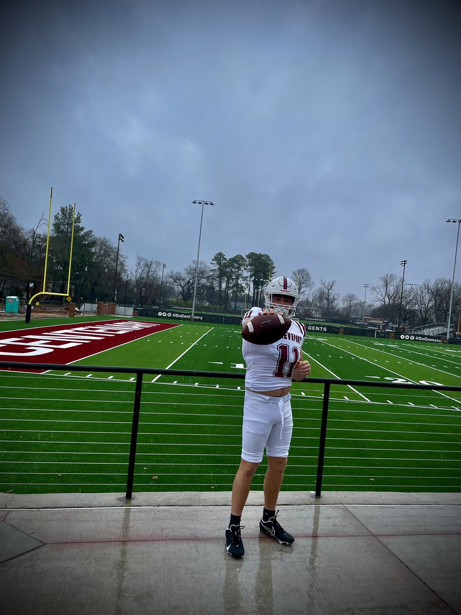 Garrett8419's tweet photo. Had a great visit at Centenary University @CoachWudtee @coachbyrondawso @Gents_Football https://t.co/LVSfgY8SZj