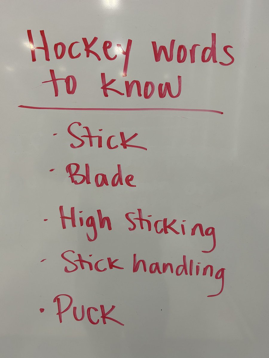 We have really been enjoying hockey so far this week. Many kindergarten students are learning a new sport and playing for the first time! 🏒🥅 <a href="/Prairie_Hawks/">Prairie School</a>