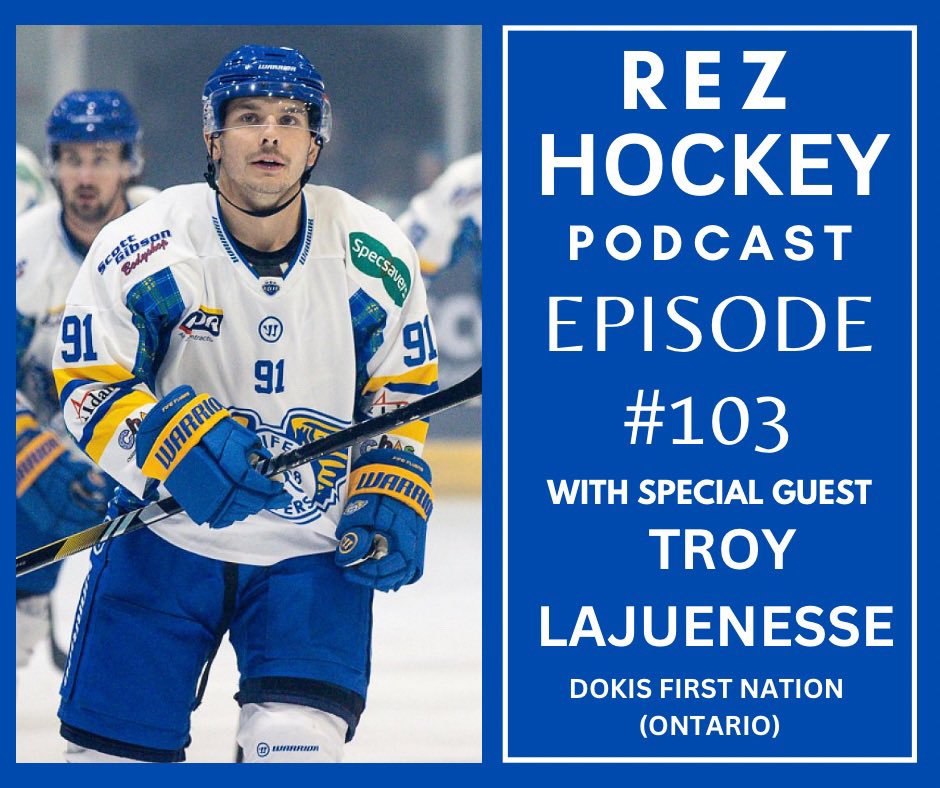 Trev & Bush sit down with Troy Lajuenesse of Dokis First Nation. Troy is currently playing with the Fife Flyers of the Elite Ice Hockey League (EIHL).#rezhockeypodcast. #rezhockey #hockey #hockeypodcast #indigenouspodcast #fifeflyers #eihl #lnhl #ohl #usports #upeihockey