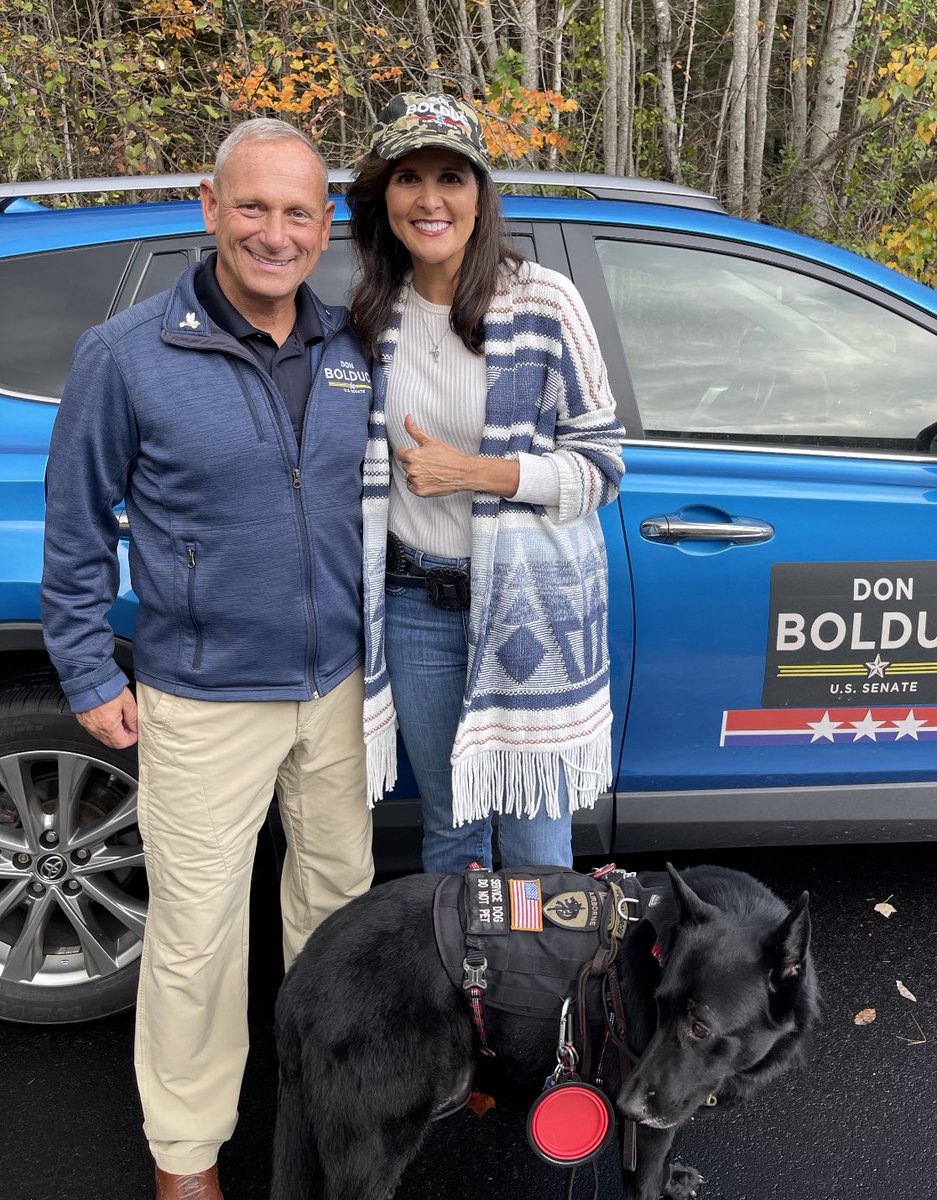 Granite Staters! Today is the day!🐾 Go vote for @NikkiHaley for President TODAY! 🇺🇸🗳️ #NHFITN #HoundsforHaley