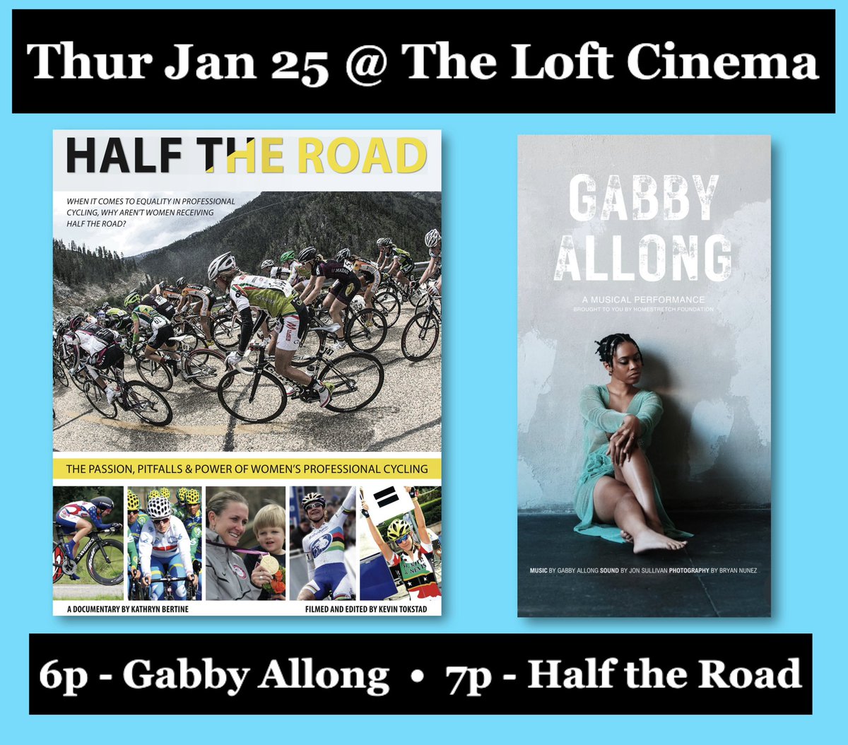 Kathryn Bertine (@kathrynbertine) on Twitter photo THIS THURSDAY, TUCSON! 🌵🥰🚴🏼♀️❤️🎶🎥 10th Anniversary Screening of <a href="/HalfTheRoad/">HalfTheRoad</a>! Come see the game-changing film that disrupted the industry and led to women’s inclusion at the Tour de France! Badass singer, film, panel chat & raffle. Join us, Tucson. Tix: loftcinema.org/film/half-the-… THIS THURSDAY, TUCSON! 🌵🥰🚴🏼♀️❤️🎶🎥 10th Anniversary Screening of <a href="/HalfTheRoad/">HalfTheRoad</a>! Come see the game-changing film that disrupted the industry and led to women’s inclusion at the Tour de France! Badass singer, film, panel chat & raffle. Join us, Tucson. Tix: loftcinema.org/film/half-the-…