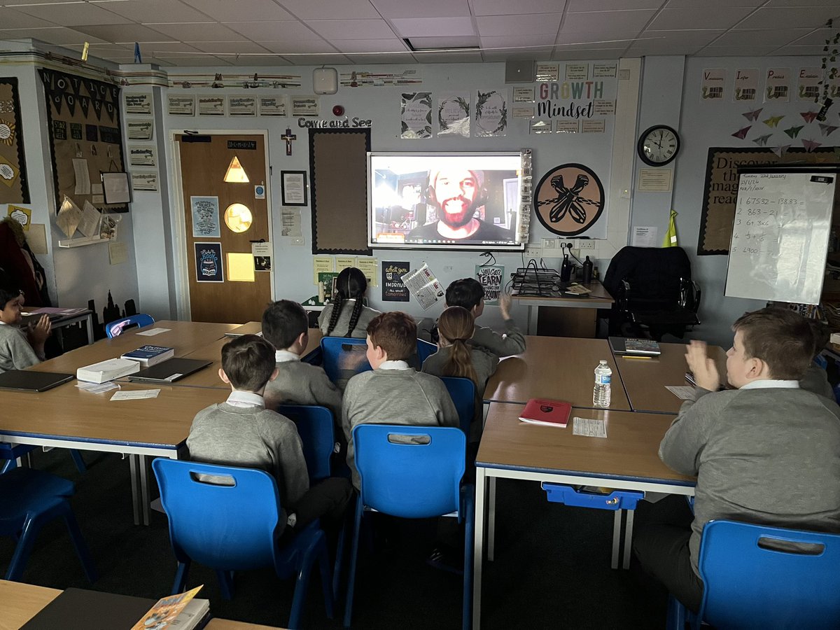 Year 5 and 6 enjoyed their session with Alex Wharton today as part of Liverpool Children’s Festival of Reading. We had a fun morning hearing his poems come to life and we even tried some rapping! Thank you @alexwhartonpoet and @ReadingatLLP