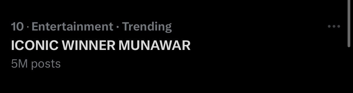 Historical moment 🔥🖤 <a href="/munawar0018/">munawar faruqui</a> 

ICONIC WINNER MUNAWAR