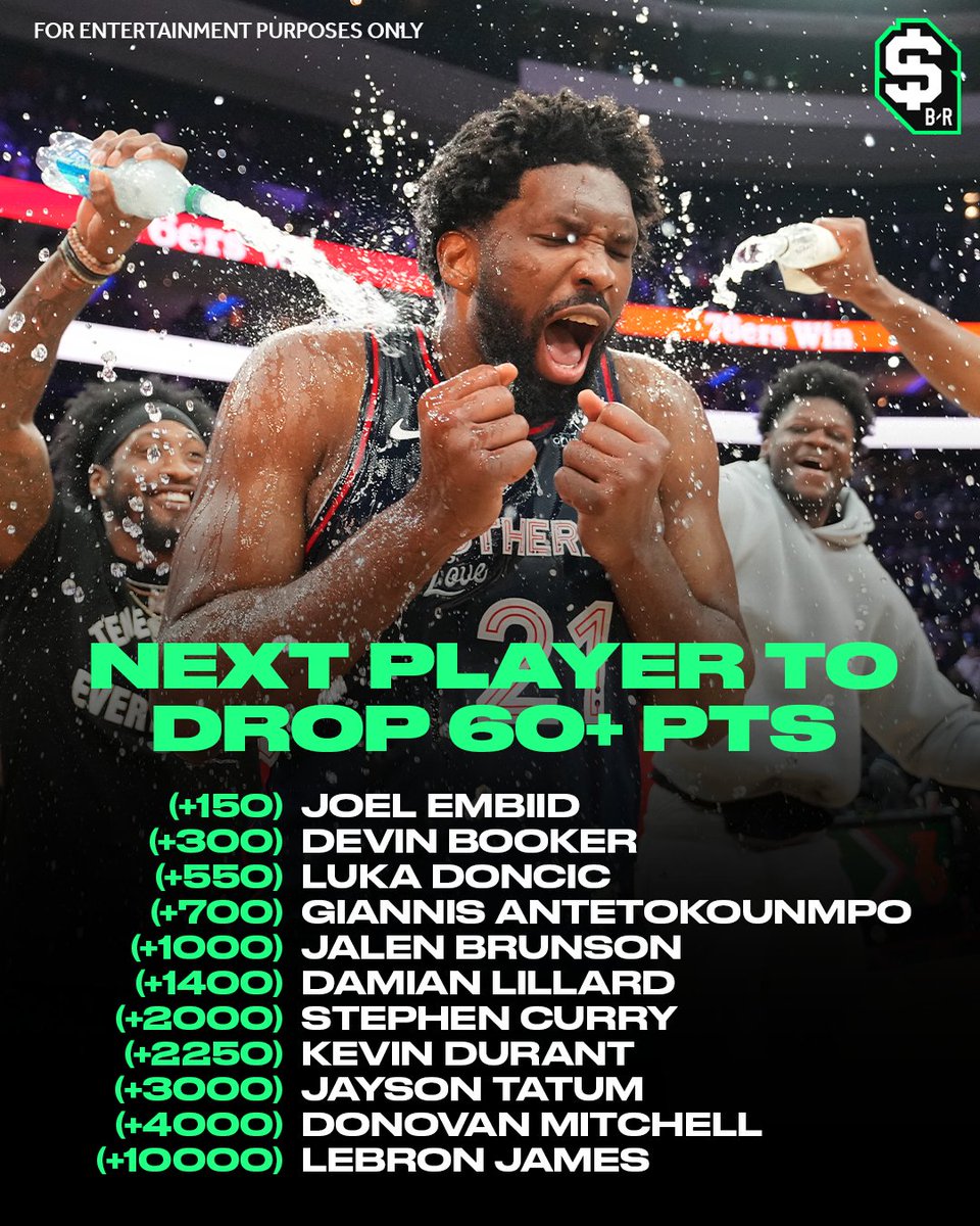 Embiid and KAT got us thinking... Who's next up to drop 60+? 🤔