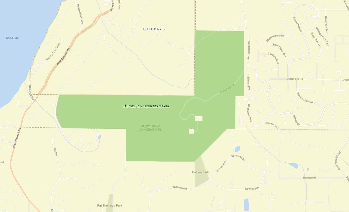 Over the next several weeks, BC Parks (in partnership with the BC Wildfire Service and Iverson Forest Management) will be removing and burning accumulations of flammable material (“fuel”) in identified areas of John Dean Park. Map and further details: ow.ly/Cw4U50QtEFP