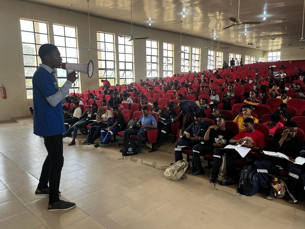 WChapter15813's tweet image. On Tuesday 23rd January @WChapter15813 paid a visit to the 2023/2024 200level undergraduate student @abraka_delsu  Oleh campus to carry out an outreach.