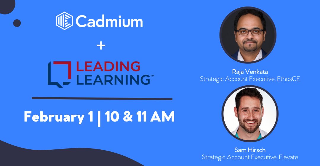 gocadmium's tweet image. Join Cadmium at the Learning Business Summit on February 1st! Our team will be demoing both of Cadmium&apos;s LMS solutions.  Click here to learn more &amp;amp; register for the live web event: hubs.la/Q02htVct0

#learningbusiness #edtech