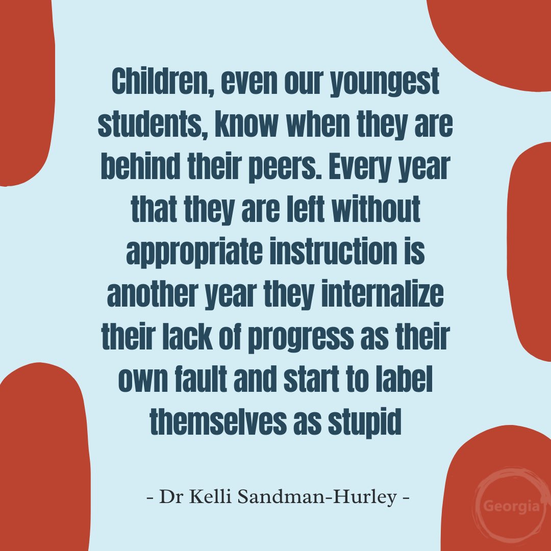 We may not be able to articulate why, but we know that we’re just not ‘getting it’ & the feelings of frustration & thinking we’re just ‘dumb’, can be detrimental to our self esteem & long term mental health. That is why early identification of reading challenges is essential!