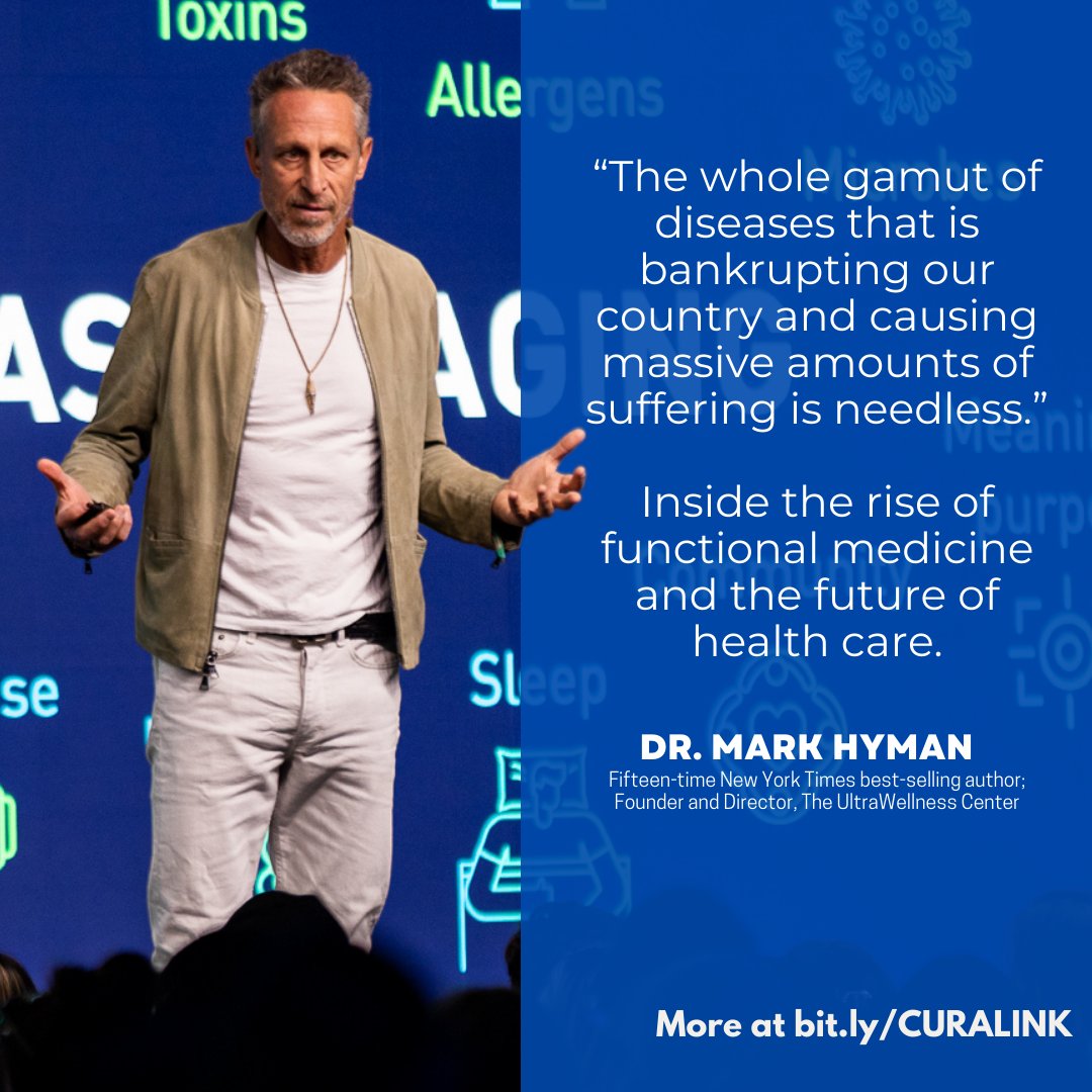 “The whole gamut of diseases that is bankrupting our country and causing massive amounts of suffering is needless.” Inside the rise of functional medicine and the future of health care with @drmarkhyman #CuraLink bit.ly/CURALINK