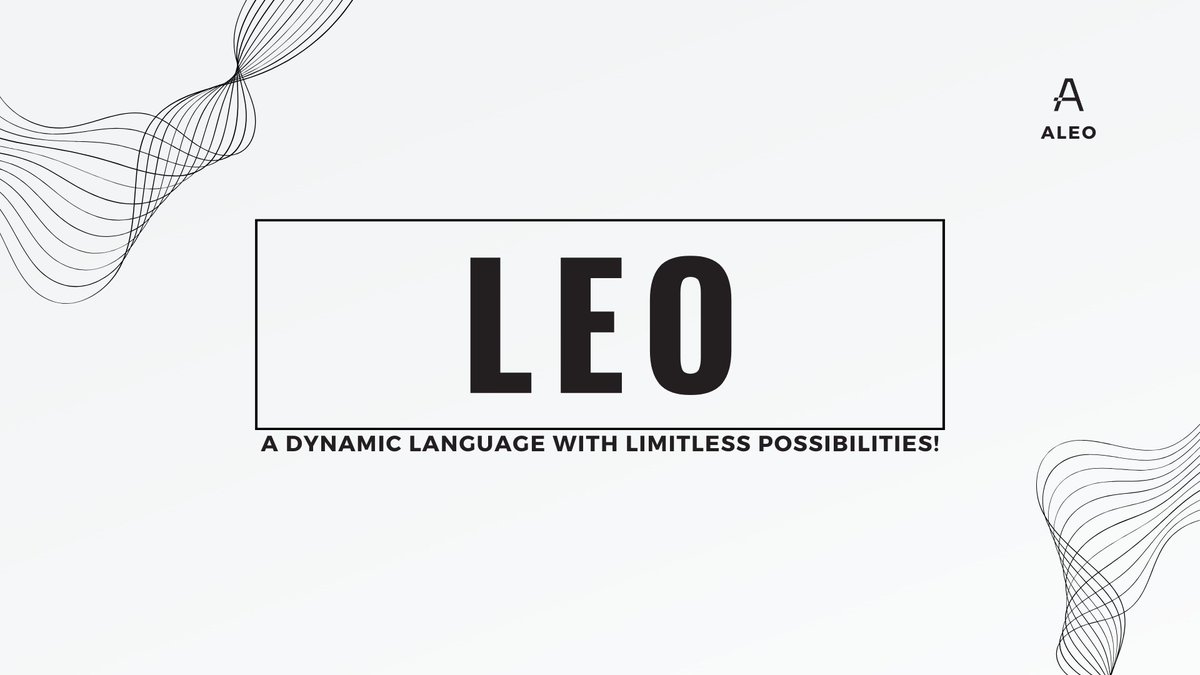 katana_crypto1's tweet image. Unlocking the potential of the Leo language

Let&apos;s start with the basics. Leo is a dynamic programming language designed for performance and simplicity.
#CodingCommunity #LeoLanguage