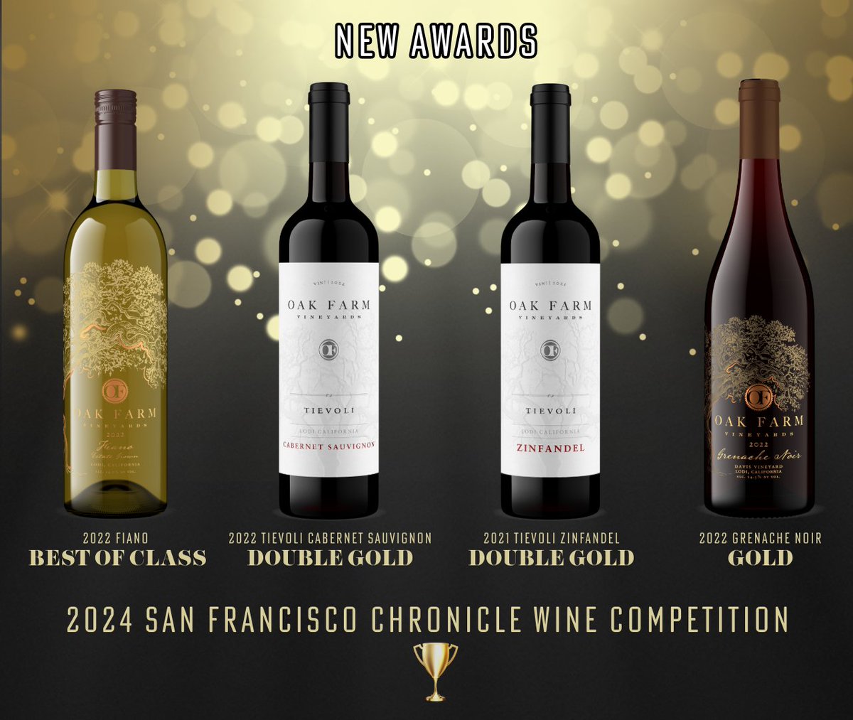Always honored to receive new awards! Thank you San Francisco Wine Competition for these awards! All available in our tasting room currently or on our website.