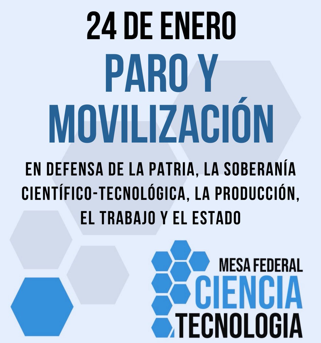 Mañana 24/1 nos encontramos en las calles.