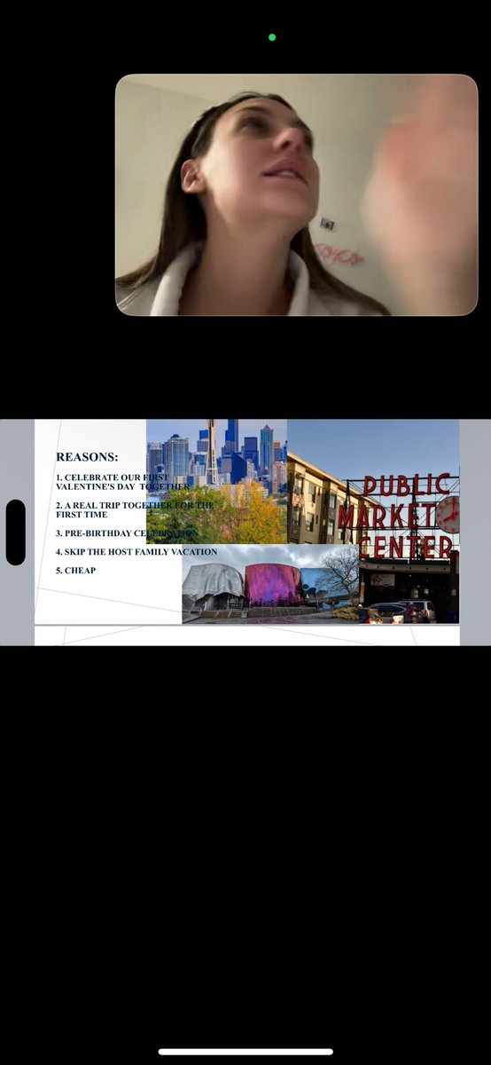 _inaeda's tweet image. My girlfriend made a presentation on why we should take a trip next month 😂🤍