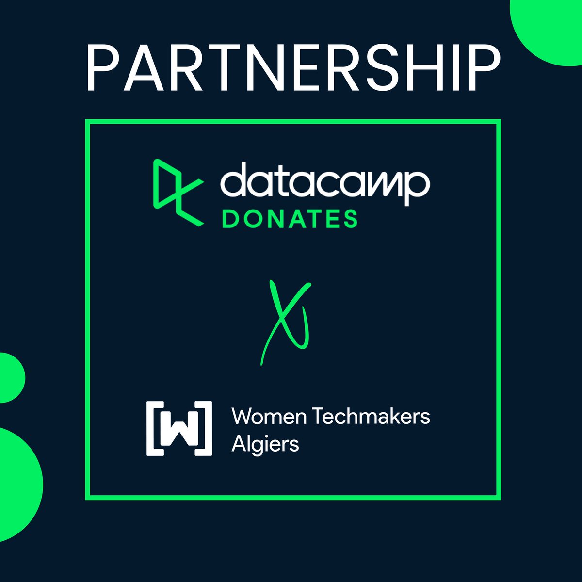 Marking 9 months of successful partnership with <a href="/DataCamp/">DataCamp</a> ; a transformative journey in skill development✨️. Gratitude for the continued collaboration!
<a href="/DataCamp/">DataCamp</a> 
#datacamp #partnership #datascience #wtmalgiers