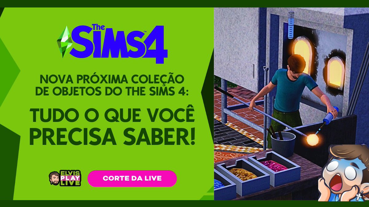 elvisplaylive's tweet photo. 🚨 Novo Vídeo do YT 🚨
🗓️LIVE DE 11/01/2024 🗓️
Tema da próxima coleção de objetos do The Sims 4: tudo o que você precisa saber! #Sims4 #TheSims4 #ColeçãoDeObjetos #StuffPack
▶ https://t.co/Ef9IgPNt3A