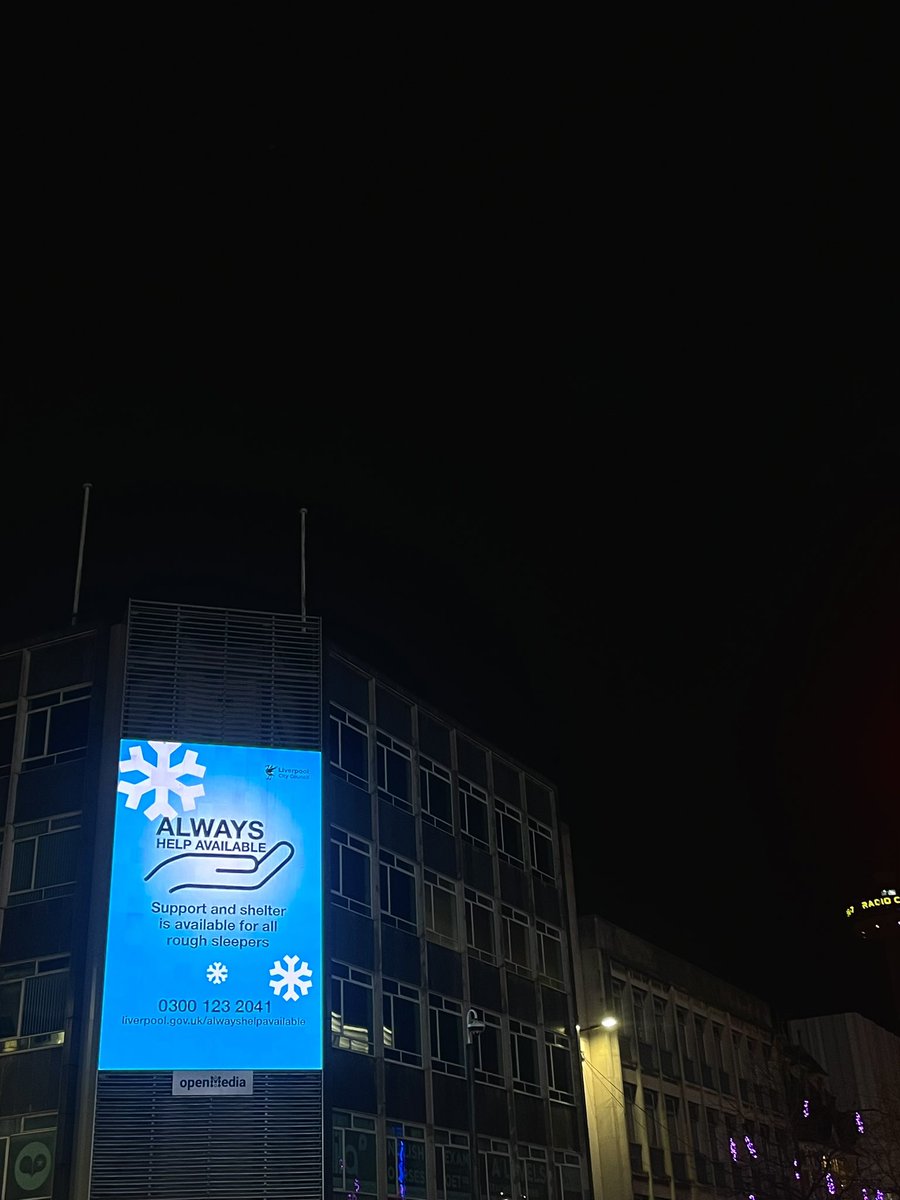 Please do make contact if you see anyone sleeping rough. 

Our warm hub is available to keep people safe whilst further support is put in place. No one should face homelessness alone - there is help available. 📞 0300 123 2041
