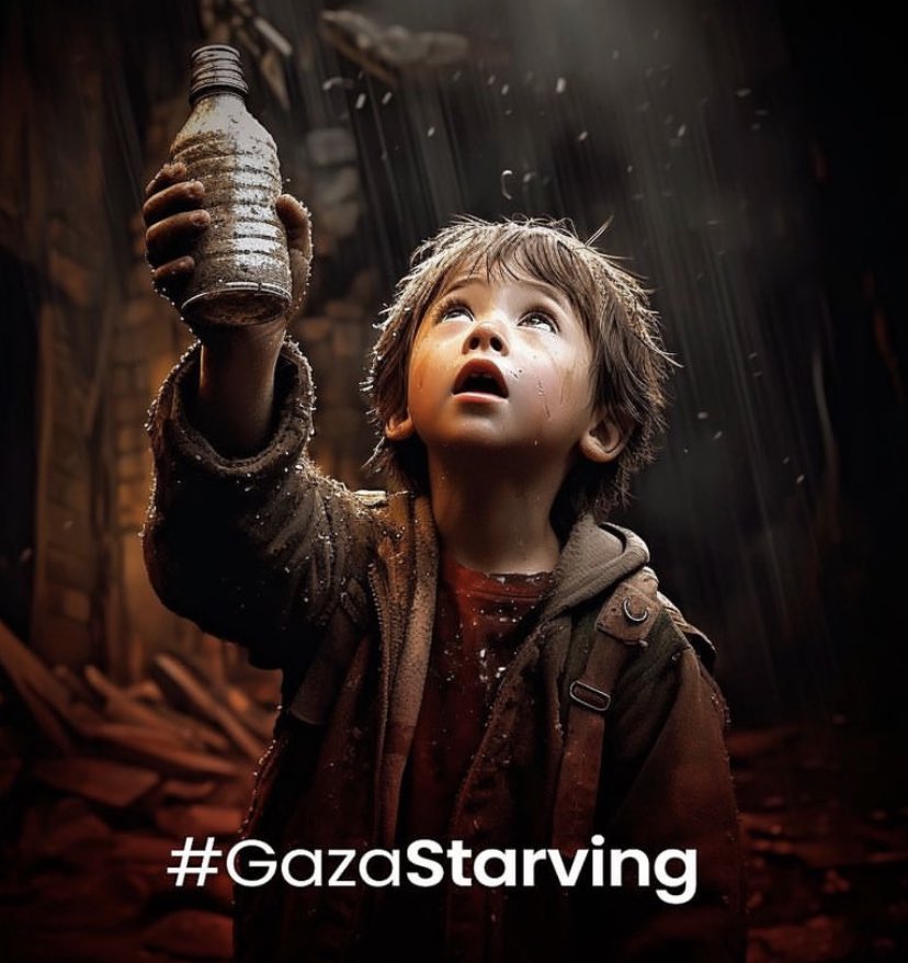 Eğer ki , Gazze ve Kudüs-ü Şerife ihanetimiz böyle devam ederse, gazab-ı ilahiyyeden kaçmak mümkün olmayacaktır.  #GazaStarving