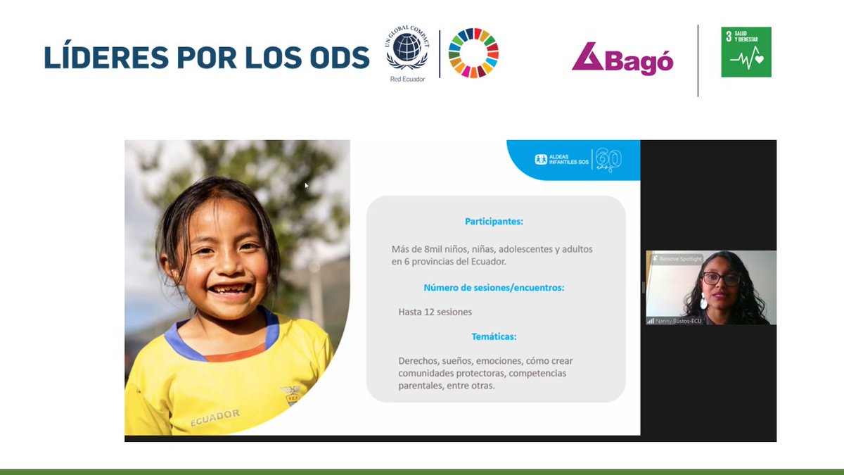 PactoGlobalEcua's tweet photo. En el marco de nuestro programa #LíderesPorLosODS se realizó la quinta sesión de la mesa de trabajo del #ODS3: Salud y Bienestar, liderada por @BagoEcuador.

Durante este espacio se conversó sobre la importancia de la salud mental y la prevención para abordar riesgos psicosociales. Para ello, organizaciones participantes de la mesa compartieron las iniciativas que llevan a cabo para el cuidado de la salud mental.

 Conoce más de este programa 👉https://t.co/reBMsTxzNs