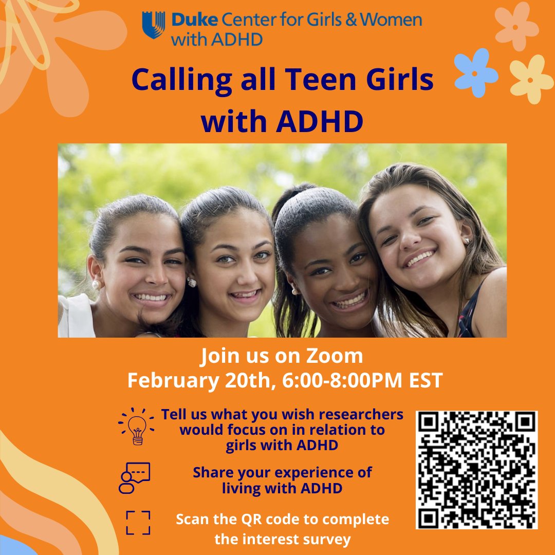 Duke Center for Girls and Women with ADHD tweet media