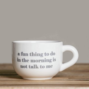 We've all been there. Enjoy the extra coffee in our 24 oz. cappuccino mug to help your mornings go by a little quicker and easier. 12 different designs/sayings available to choose from. 

24 oz.
Microwave Safe
Dishwasher Safe

tateandzoey.com/search?type=pr…