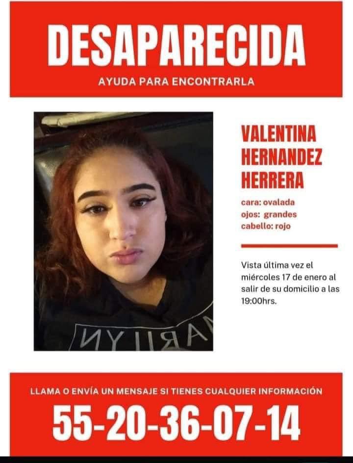 laBaByVane's tweet photo. @martibatres 
@FiscaliaCDMX 

Desaparecida !!!! https://t.co/HQrrdDygXy