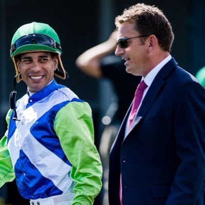 Plenty of Smiles 😁 between @jockeydcenteno & @delacour_arnaud they Win✌️at 38% Rate from a significant sampling ✊Danny🔥(14-4-4-2 recent) tied 💪for 3rd in @TampaBayDownsFL Standings 🏇🏿despite few mounts from Top 9 Trainers 📞 @CoachWeilbacher @whatthebrooklyn @RPSracingstable