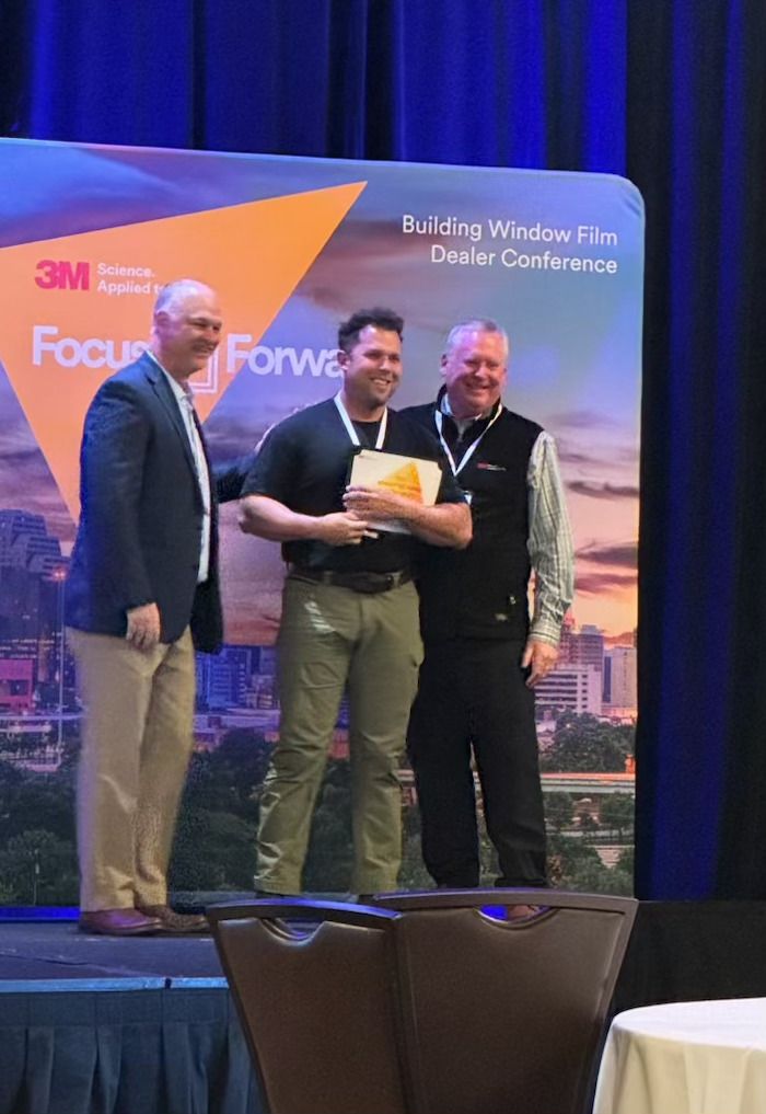 SPFWindowFilms's tweet image. We are honored to be recognized by 3M at the Building Window Film Dealer Conference for our efforts and collaboration in the southern region.  We work hard everyday to be our best, represent the best, and deliver the best.  We plan to keep pushing.