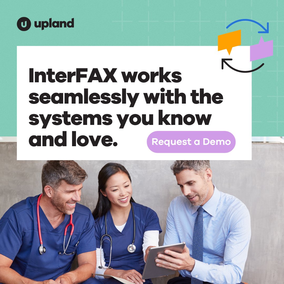 InterFAX’s #HIPAA-compliant #cloudfax integrates with Epic, Salesforce, Microsoft, Gmail, and more to streamline #PHI exchange so your team can focus on what’s most important, caring for patients! Request a demo to see what we can do! bit.ly/48O4bFW #PHIPA #Healthcare