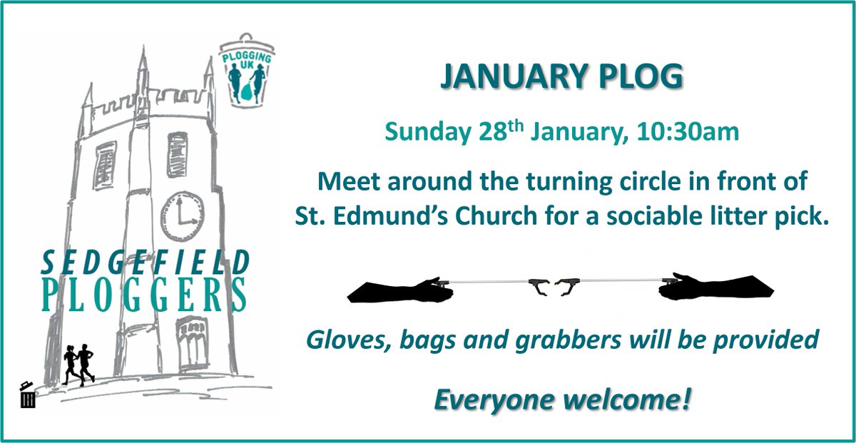 It's time for our first group #plog of 2024. The weather is supposed to be less wild at the weekend, so we can tidy up some of the rubbish that gets blown around between now and then! As always, everyone will be welcome. 😃