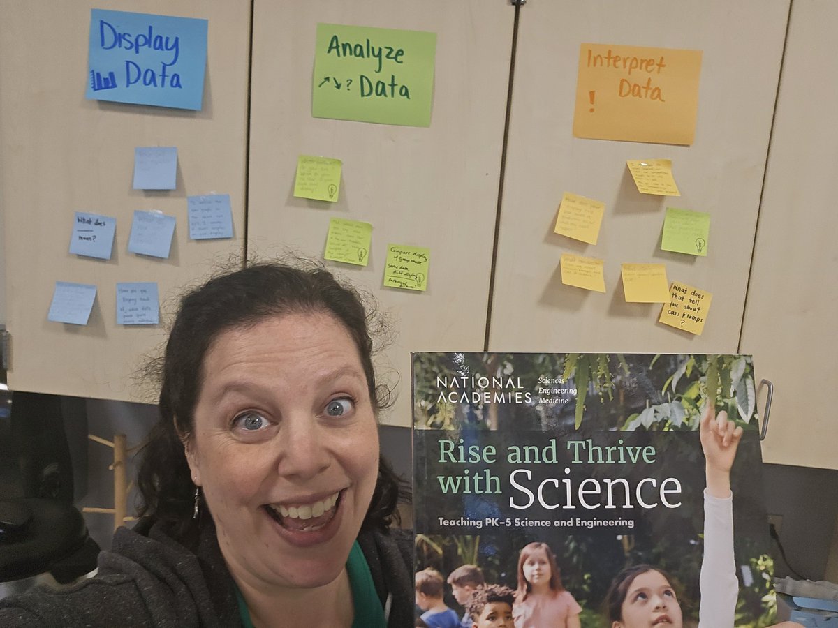 Look what came today!! I know it's free online but sometimes it's nice to have a hard copy. So many great cases & scenarios to dig into with teachers! Rise and Thrive with Science nap.nationalacademies.org/catalog/26853/…
