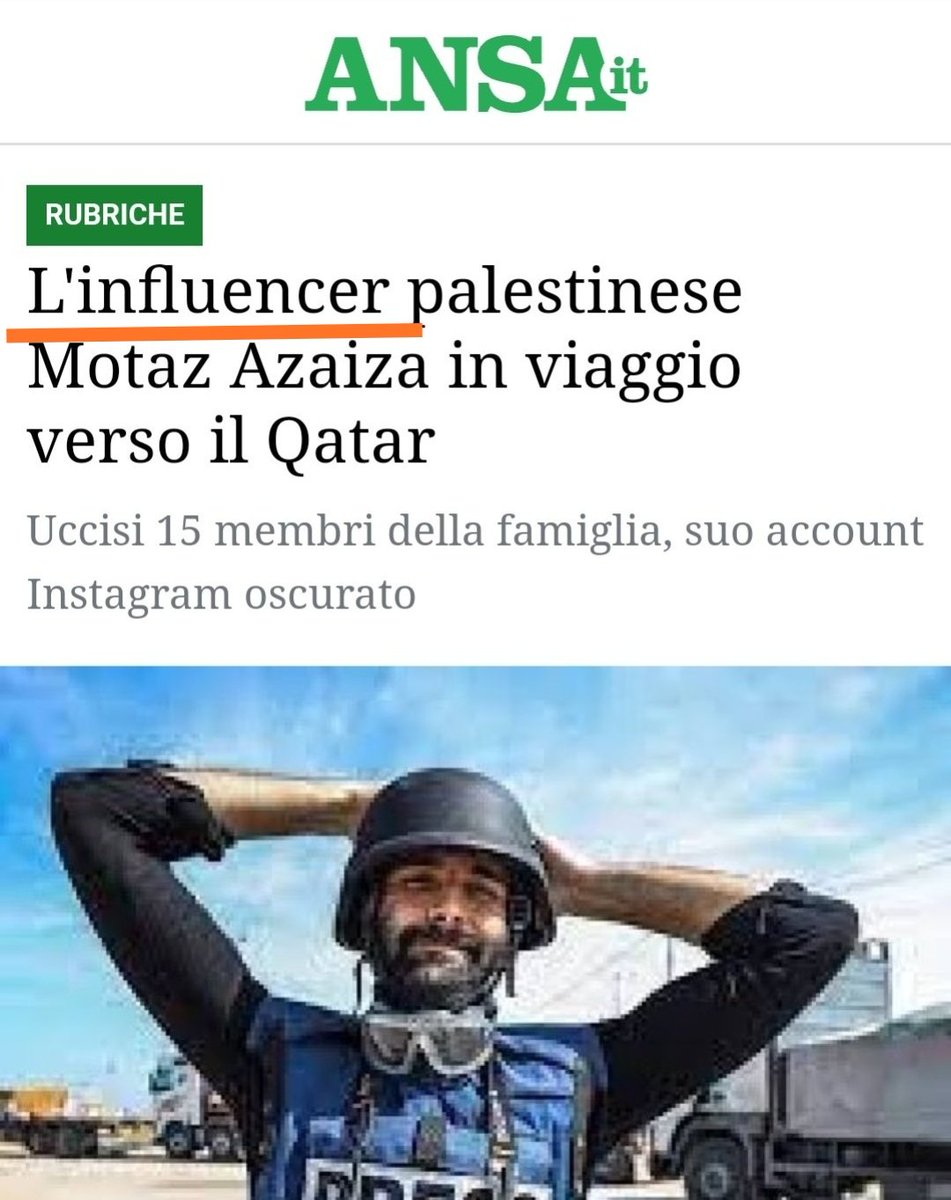La voce più importante di Gaza in questi 100 giorni.
Ha documentato stragi, bombardamenti, sfollamenti.
Su IG lo seguono 18m di persone, di tutte le età. 
È stato finora risparmiato dai missili forse proprio per il suo peso politico. 
Gira con "PRESS" sul giubbotto. 

Per l'Ansa: