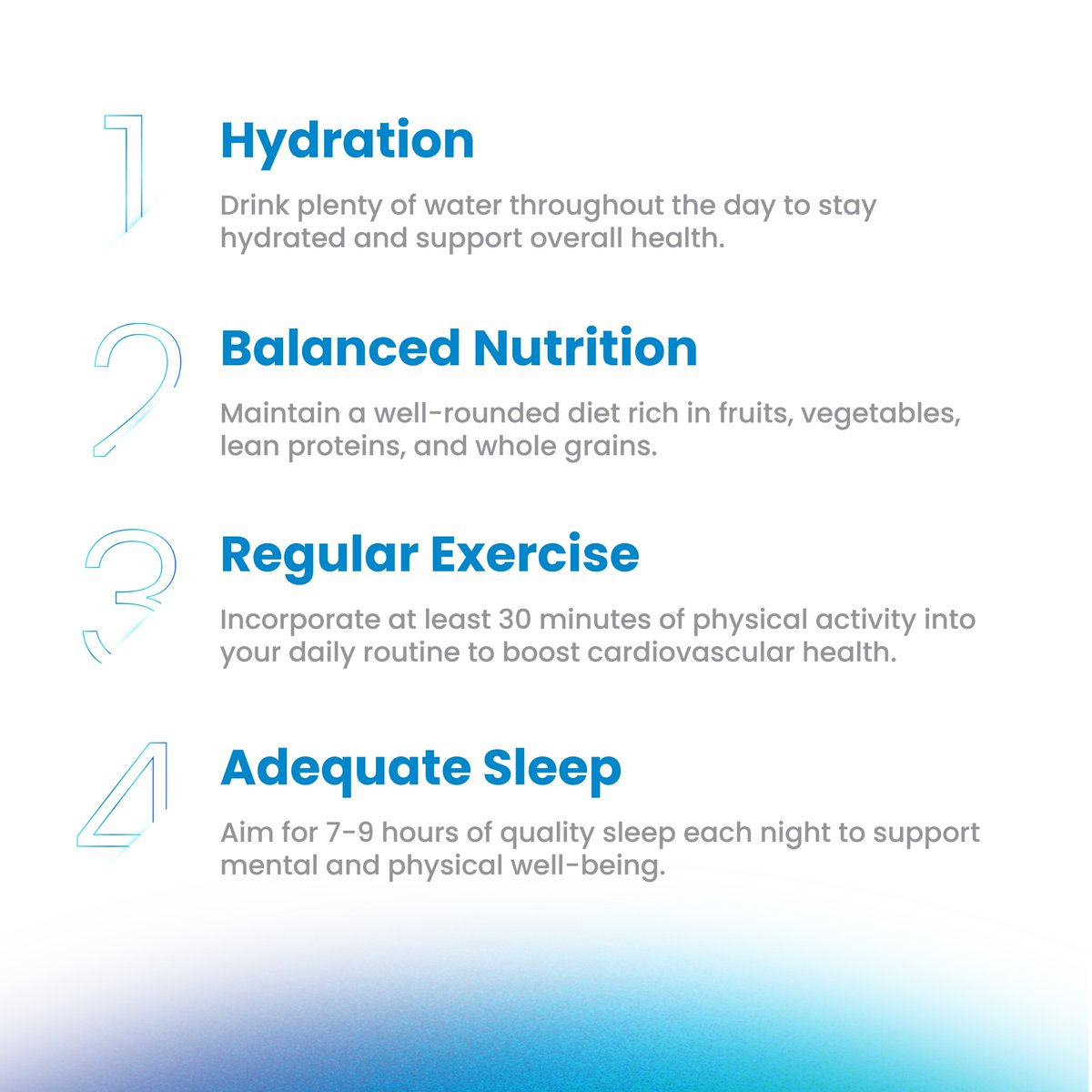 airphysio's tweet photo. Top 10 Habits for a Healthy Lifestyle!

Discover the keys to a vibrant 2024 with our curated list of the top 10 habits for a healthy lifestyle. Swipe through to unlock practical tips and transformative practices that can elevate your well-being. https://t.co/2Th5nlITnL
