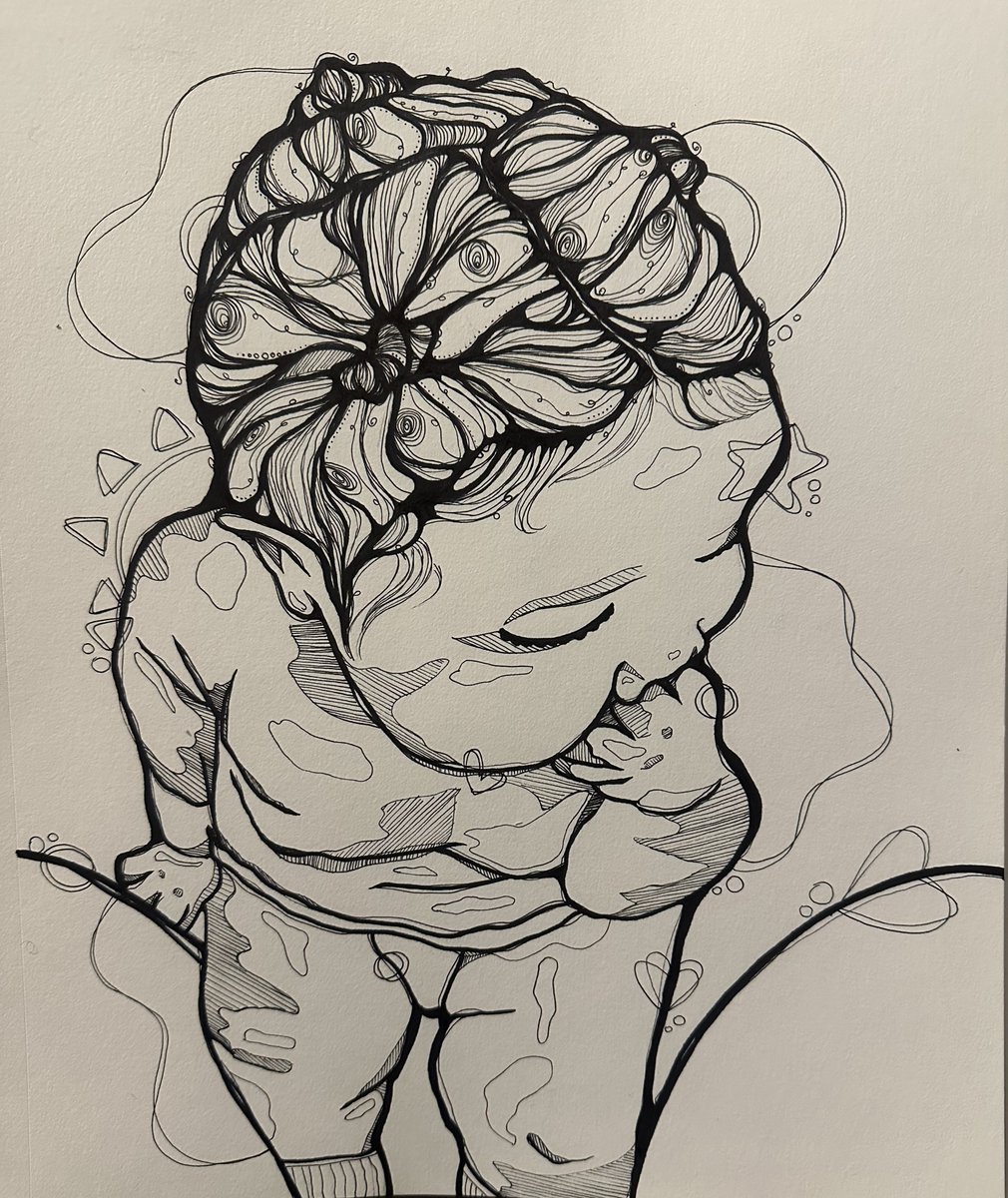 accordingtoye's tweet photo. 'Whimsical'
by: darveiye' 

#artist #doodle #daughter #sometimeyartist #arttings #hairtings #hairthings  #artthings https://t.co/0NVvDA0DvF