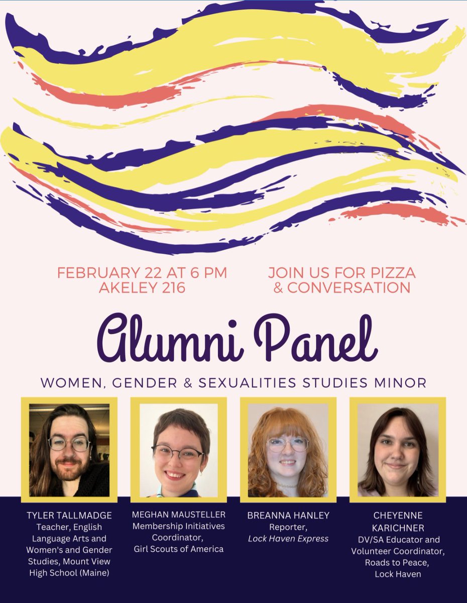 Join us for our upcoming alum panel on Feb. 22. Details below! <a href="/LHUalumni/">LHU Alumni</a> <a href="/LHUCCPD/">LHU Career Center</a> <a href="/LockHavenUniv/">CU-Lock Haven</a>