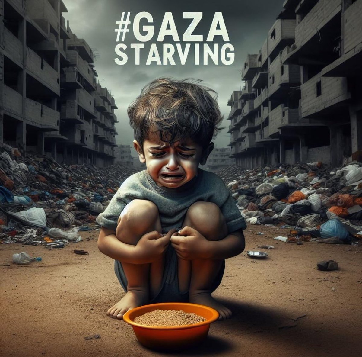 “Çocukların yüklendiği davanın adıdır Kudüs.” #GazaStarving