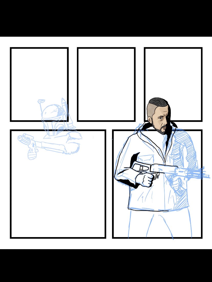 3-4 sene önce fuat erginle boba fett’in maceralarını anlatan bi çizgi roman yapıcaktım sonra vazgeçtim