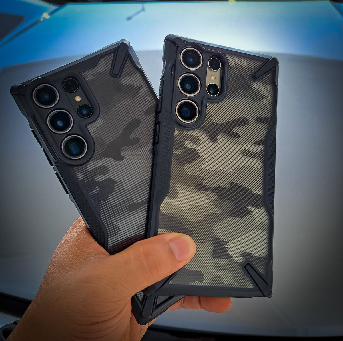 S23 Ultra vs S24 Ultra - <a href="/Ringke_Tech/">Ringke</a>  Fusion X Cammo