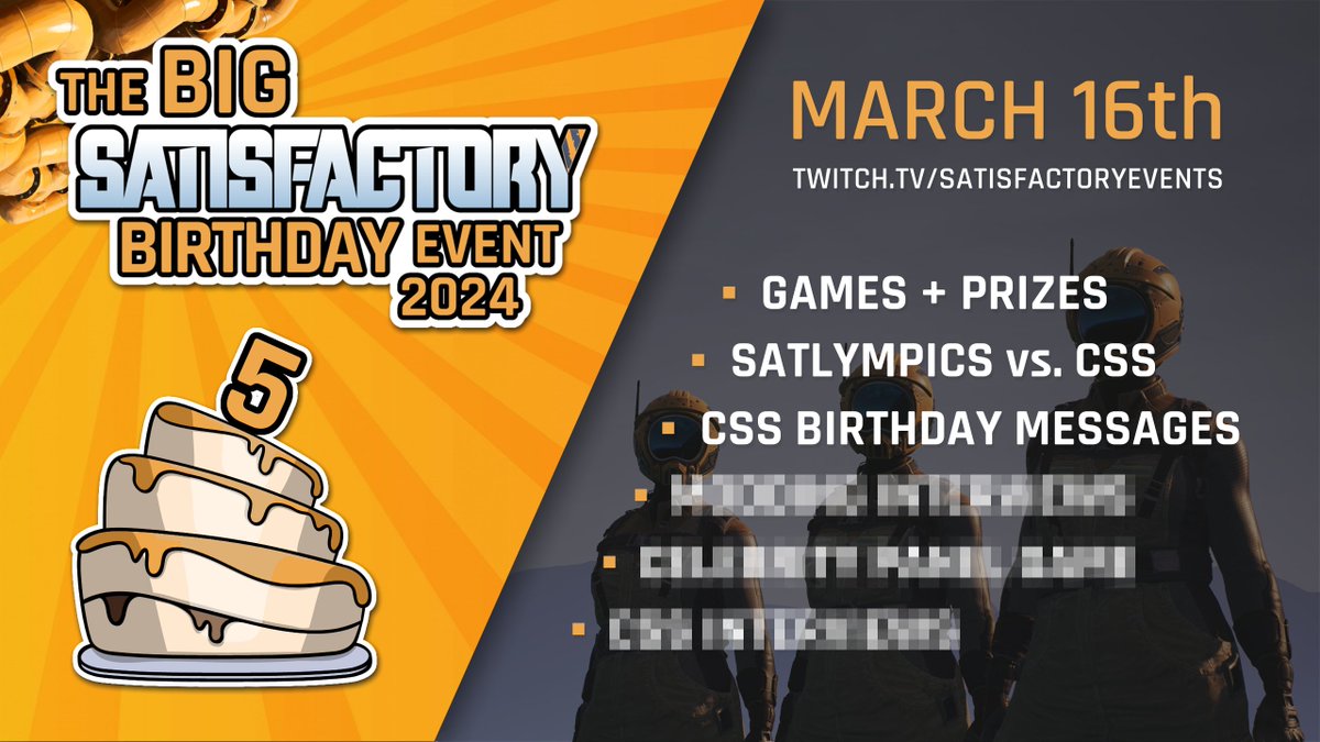 Satisfactoryevents tweet media