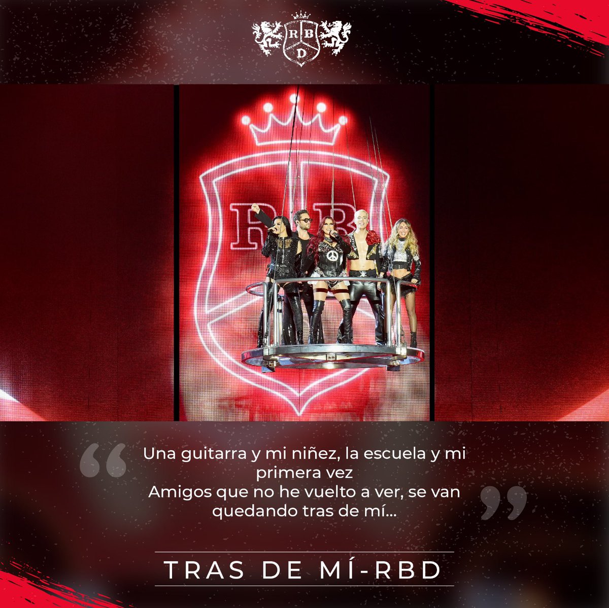 Un increíble y hermoso soundtrack de nuestras vidas… #RBD #TrasDeMí
