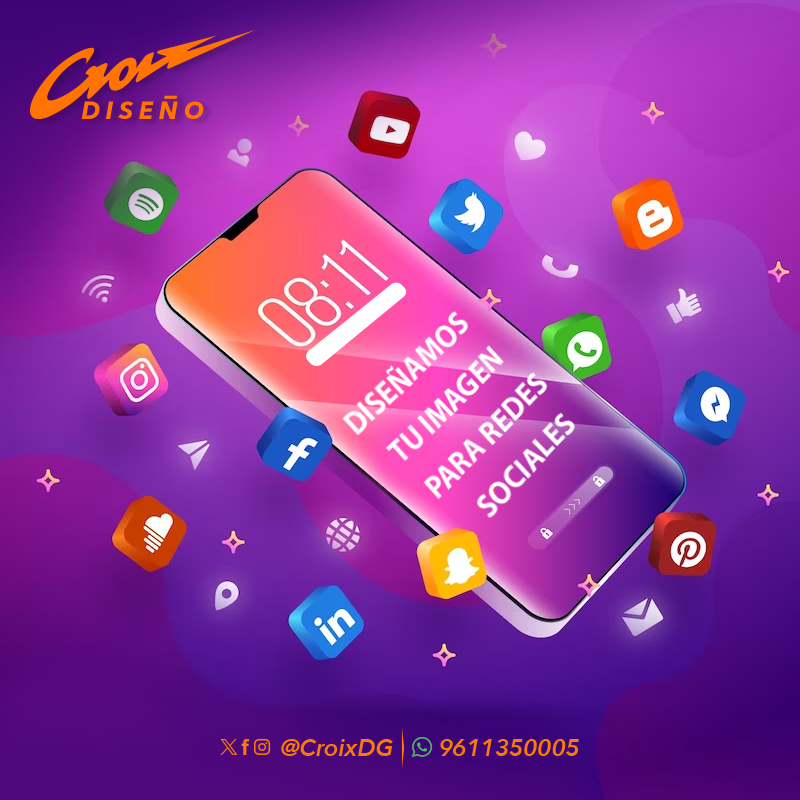 ¿Cómo te proyectas en tus redes sociales? 🤔 Tu imagen es el primer contacto que tienen los clientes antes de conocer tu producto o servicio, por lo que es de suma importancia cuidar la forma en la que nos publicitamos. ¡En #CroixDiseño te ayudamos a mejorarla! 😎 📲 9611350005