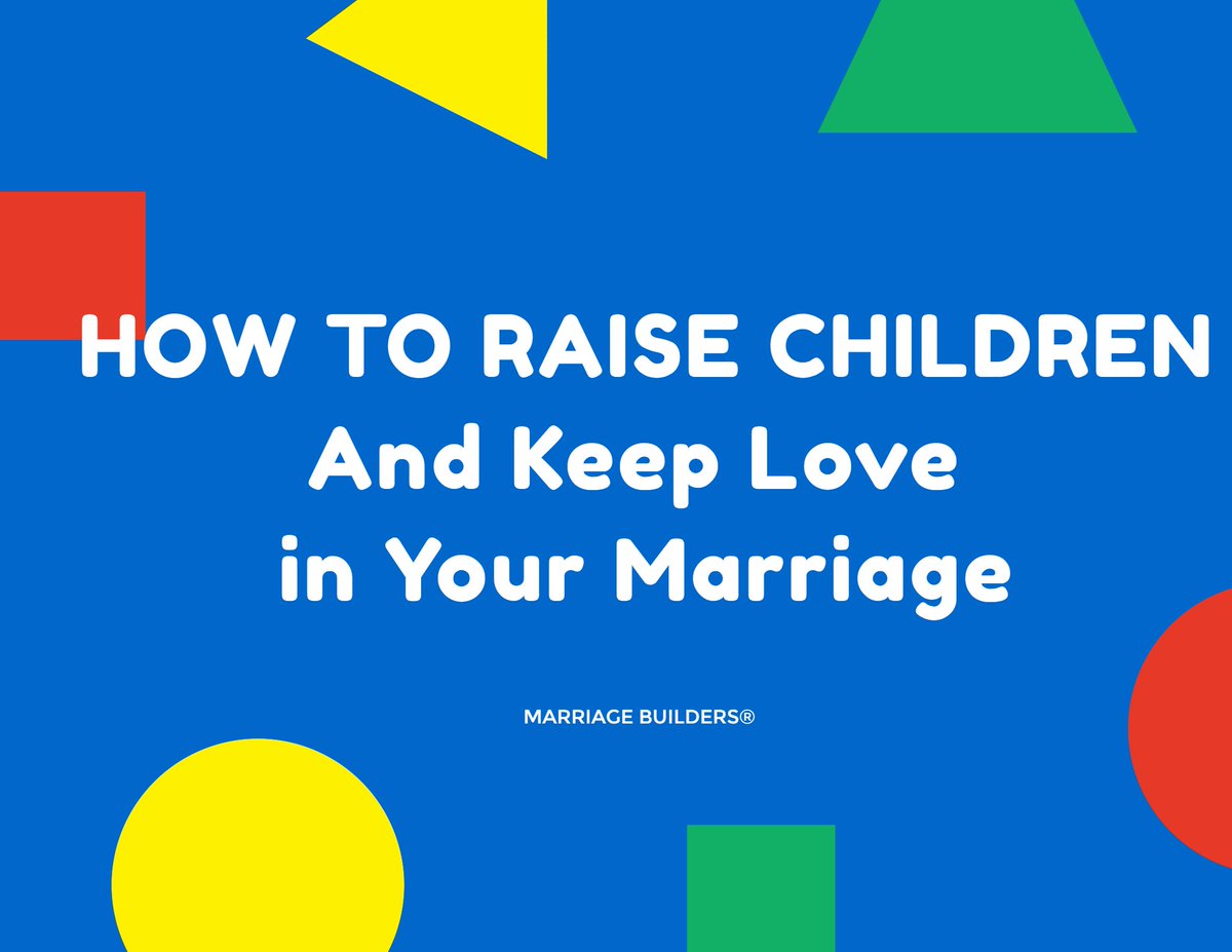 marriagebuilder's tweet photo. Most couples worry about how to get kids to turn out okay, but how do raise them in a way that keeps parents loving each other?

https://t.co/GzrCa7M7nH

#marriage #MarriageBuilders #Love #marriagehelp #marriagecourse #marriagecounselor #marriageadvice #Couples https://t.co/FbNPs2kP4b