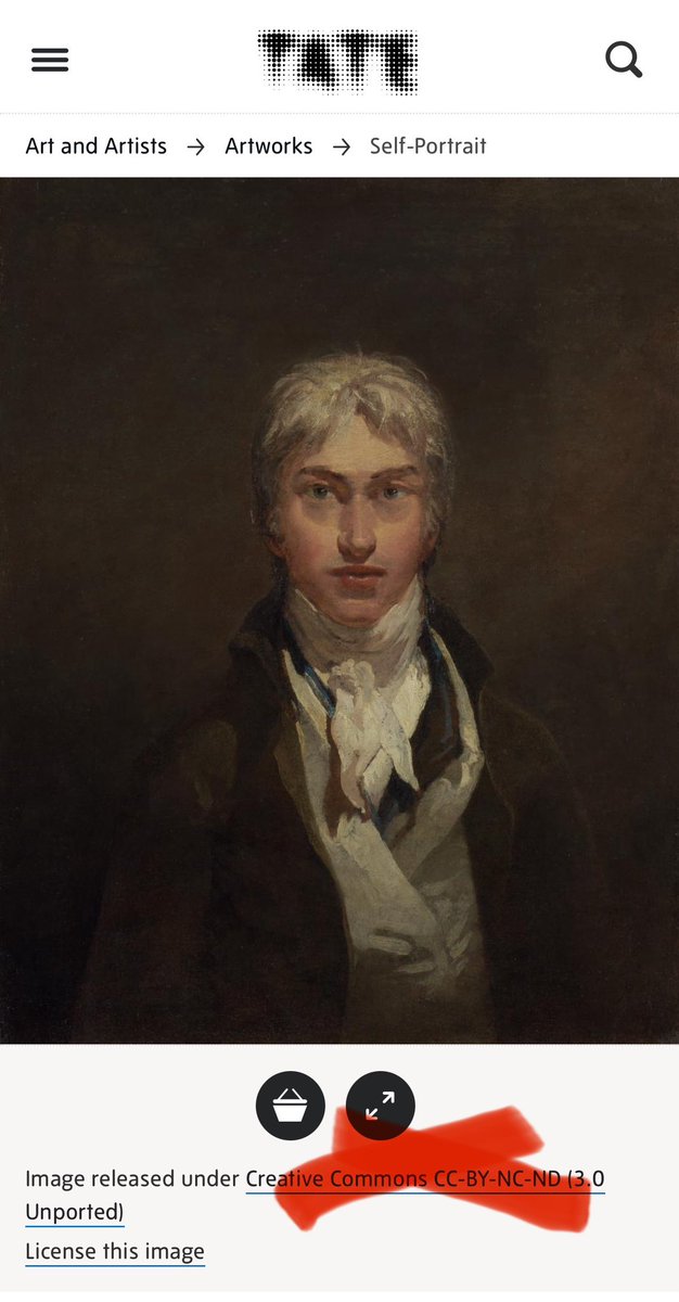 Image fees - more good news: Tate will start removing Creative Commons licences from their non-copyright artworks online. This means that potentially thousands of images of some of the greatest British art will finally be clearly in the public domain, and free to re-use. 1/3