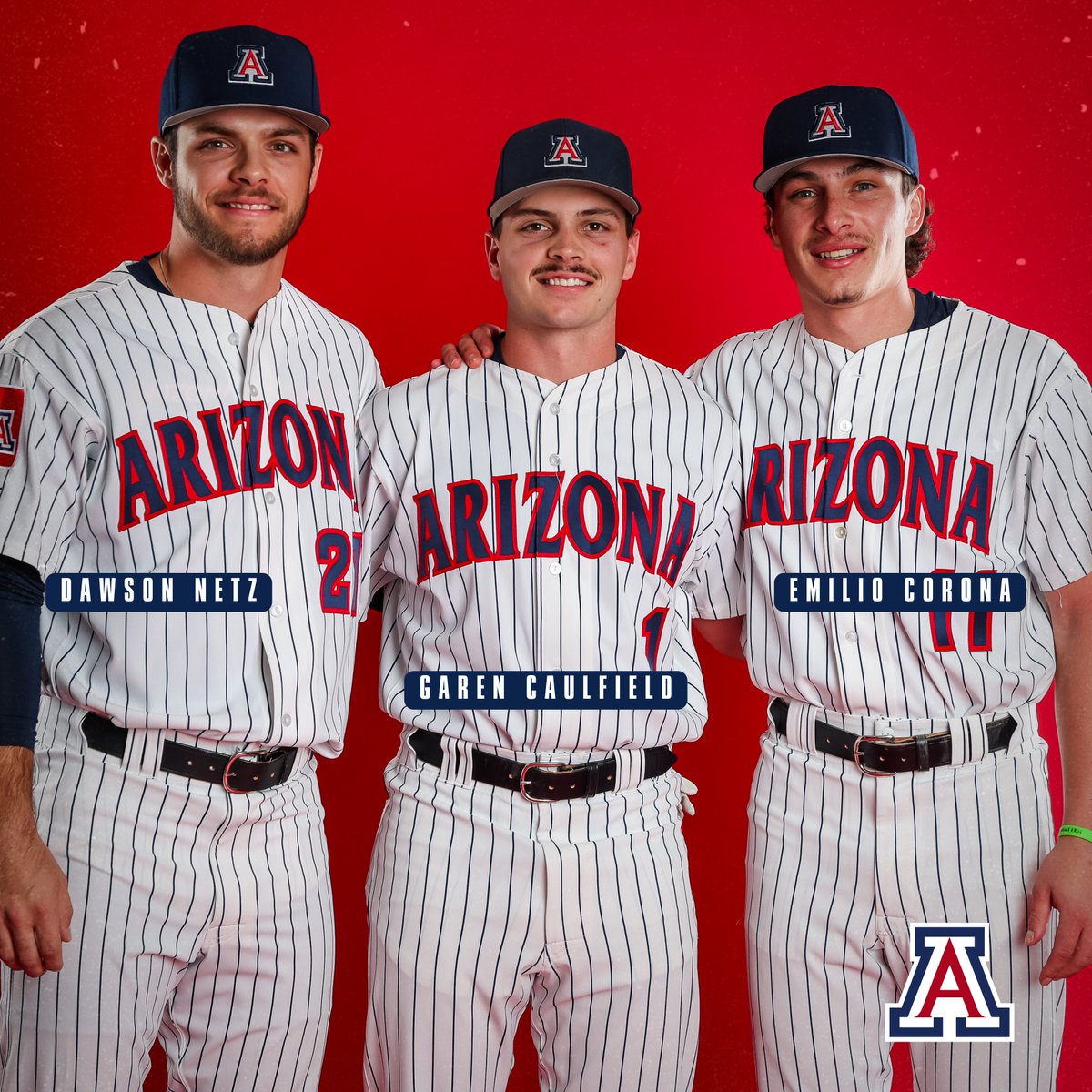 As chosen by their teammates, we proudly present Arizona Baseball's 2024 Team Captains! 🫡