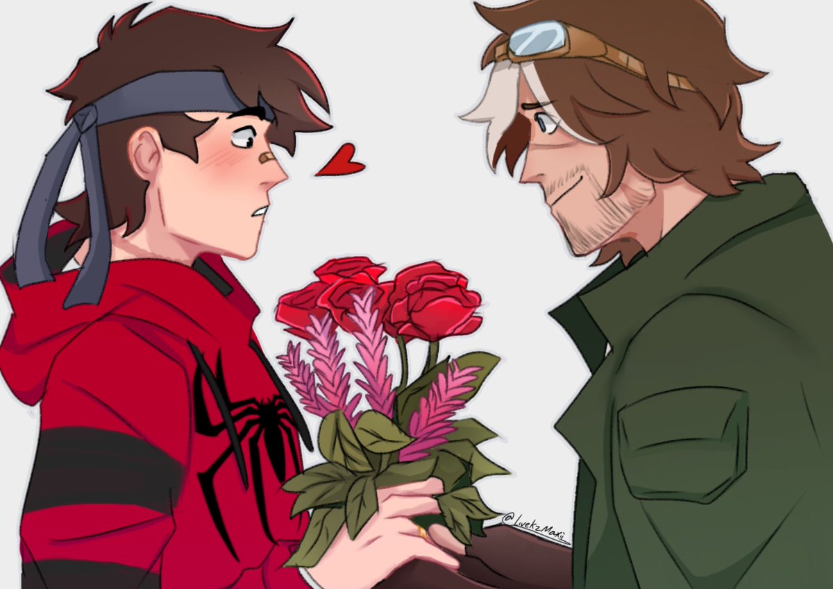 Le dieron florecitas olaaa

#guapoduo #guapoduofanart