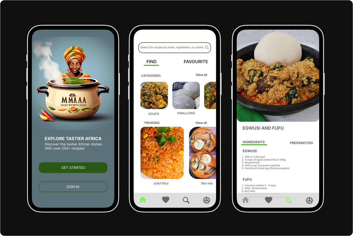 #DailyUI Day #040/100  RECIPE design. 
Journey to 100 UI designs.