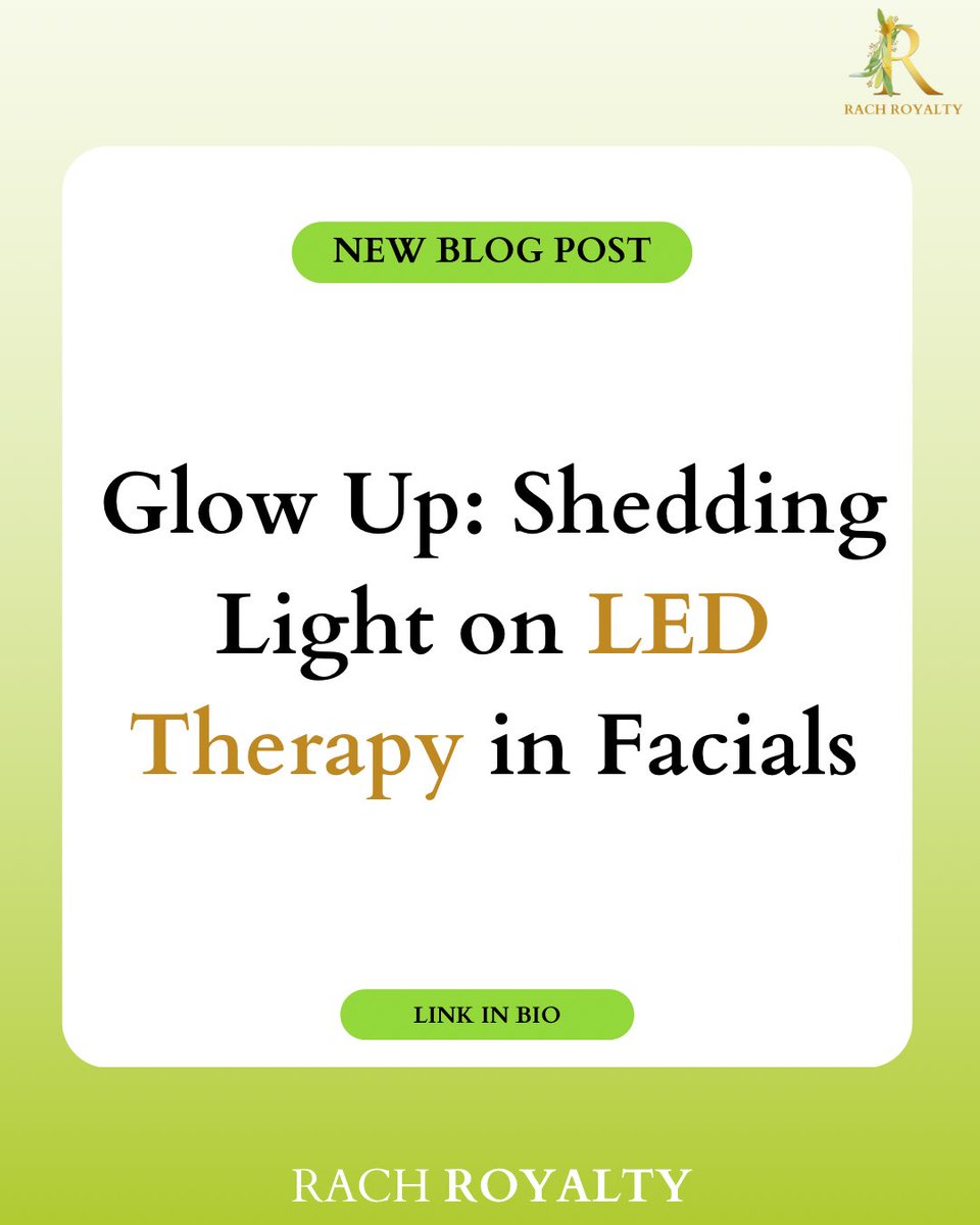 Learn more about the science behind LED Light Therapy in our blog post: rachroyalty.com/blogs/rach-roy…