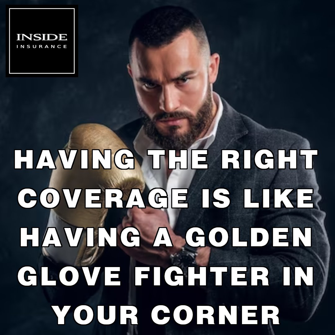 Your peace of mind, our battle line. We fight for YOU. #InsuranceAdvocacy #GoldenGloveCoverage #InsideINsurance